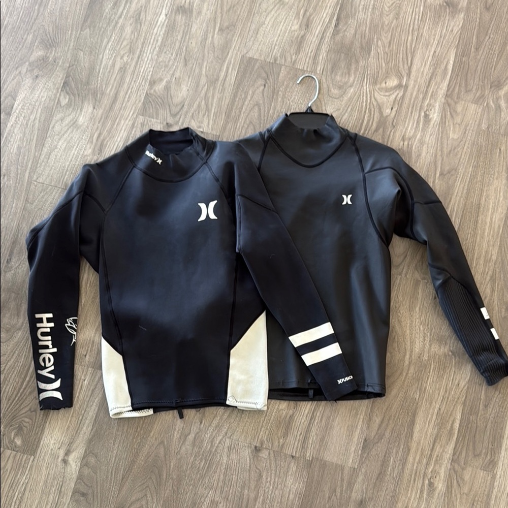 Hurley x Tsutomu Black and White Wetsuit Tops